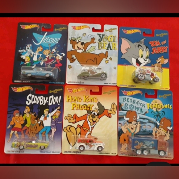 HOT WHEELS™️ 2013 Hanna Barbera Set (6) Cartoon Classics FULLSET💲 RARE💲 - Picture 8 of 9